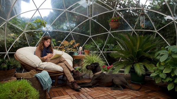 Сад-купол: 360° для отдыха всей семьи